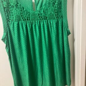 Green Blouse Zac & Rachel